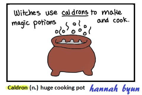 [SAT 필수단어 61 / caldron] : 네이버 블로그