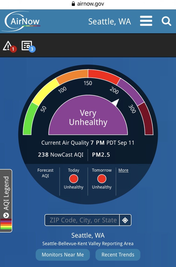 [미국생활정보]미국 공기오염 Air Quality 확인 사이트 : 네이버 블로그