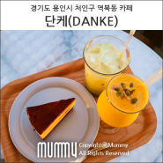 용인 역북동 선봉대 근처 카페 추천, 카페 단케(CAFE DANKE)