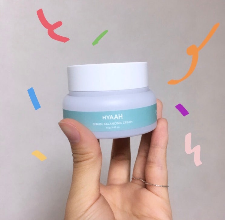 ⋆*･ﾟ𝗠𝗔𝗞𝗘𝗨𝗣⋆*･ﾟ: .⋆ HYAAH 히야 수부지 수분크림; 세범 밸런싱 크림 : 네이버 블로그