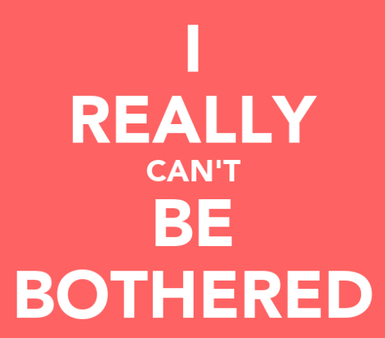 [영어회화] Can't be bothered = 귀찮쓰 : 네이버 블로그