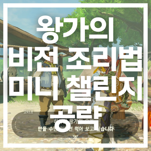 젤다의 전설 : 왕가의 비전 조리법/미니 챌린지 공략/중앙 하이랄 지방 공략(3) : 네이버 블로그