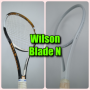 윌슨 N 블레이드 테니스 라켓 도색 - 무광 올 화이트 - RepairNamja Sports