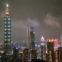 타이완 대만 타이페이101빌딩 타이베이 101타워 폭죽폭발