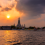 방콕 왓 아룬 새벽사원 일몰 & 야경