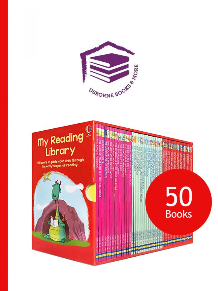 (영어원서)어스본 마이 리딩 라이브러리 50권전집(2단계)음원포함/ Usborne MY Reading Library Level ...