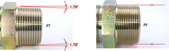 관용 나사 PT와 BSPT 그리고 NPT : 네이버 블로그