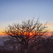 오대산 비로봉 일출 산행