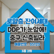 [오투오빌] 로얄층 잔여세대 집앞에 DDP가? 서울 중구신축빌라