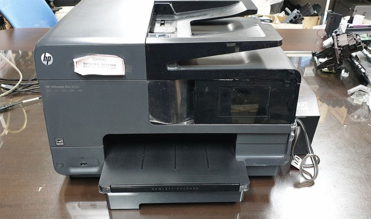 HP Officejet Pro 8640 - 출력이상 950헤드수리 [컴프링크] 용인 동백 죽전 분당 성남 프린터 수리 임대 판매 ...