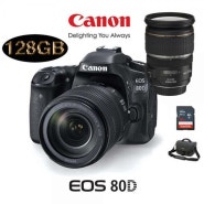 쿠팡 최다판매 주문즉비배송 Canon EOS 80D BODY EF S 17 55mm F2 8 IS USM DSLR정품가방 128GB 풀패키지