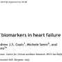 Monitoring of biomarkers in heart failure