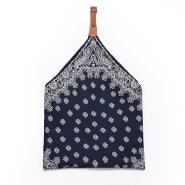 Scarf bag 01 Paisley Navy