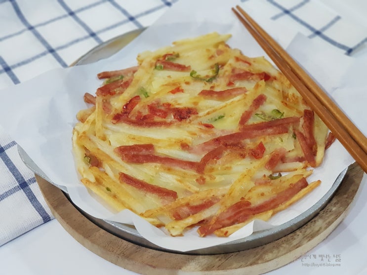 수미네반찬 김수미 감자채전 간단한 간식으로 딱 좋아요~ : 네이버 블로그