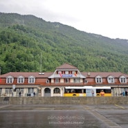 스위스 자유여행 인터라켄 Interlaken 동역, 서역 돌아보기 (숙소, 주차, 쿱 쇼핑 정보)