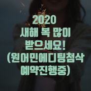 2020년 Happy new year -JNJ원어민에디팅 팀