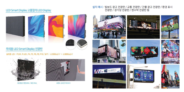 #실내용,옥외용 LED 전광판의 모든것_LED 파사드/키오스크/빌보드광고/투명LED/바닥LED/건물광고전광판/경기장전광판/현수막 ...