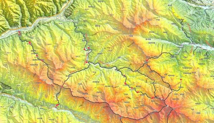 고화질 등산지도 구하기(업데이트) : 네이버 블로그