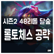 롤토체스 시즌2 달숲 덱. 48리롤 니코인피보건