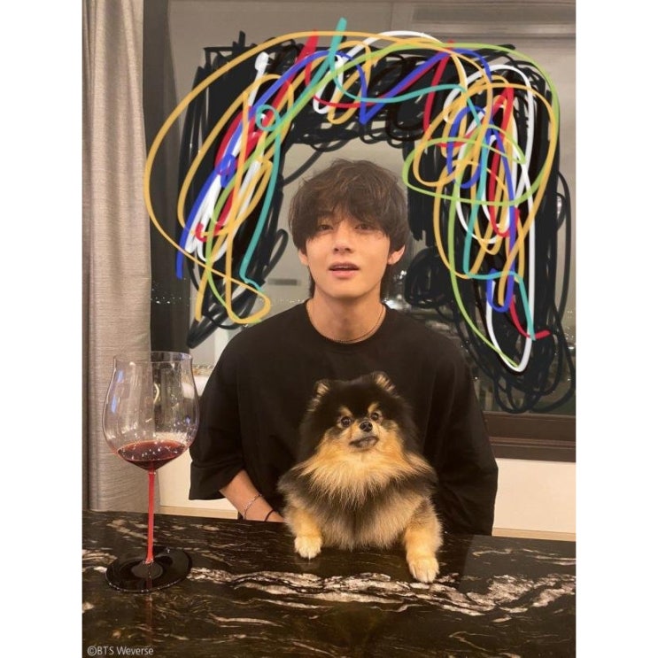 이에르로르 체인팔찌 BTS 방탄소년단 뷔, 착용해서 빛나네 : 네이버 블로그