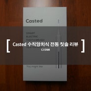 가성비 좋은 캐스티드 수직양치식 전동 칫솔 리뷰