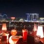 [싱가포르 여행] 내셔널 갤러리의 낮과 밤 - 아우라Aura 스카이라운지에서 마리나베이샌즈 야경 즐기기