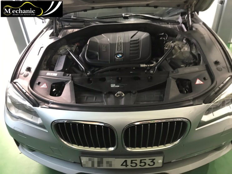 bmw 730li f02 n57 엔진오일 교환 작업.(4553)[구리,다산,남양주,하남,강동,송파,중랑 수입차정비] : 네이버 블로그