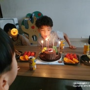 8살 생일파티 친구들과 피자만들기 했어요 :)