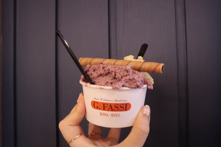 이탈리아젤라또 지파시(G.FASSI)부산 롯데백화점, 로마 3대 젤라또 : 네이버 블로그