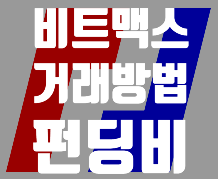 비트맥스 거래 방법 - 펀딩비