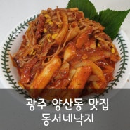 광주 양산동 맛집 동서네낙지 포장메뉴로 최고~
