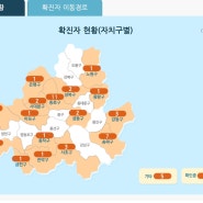 서울 코로나 확진자 명단 및 확진자 동선 확인방법