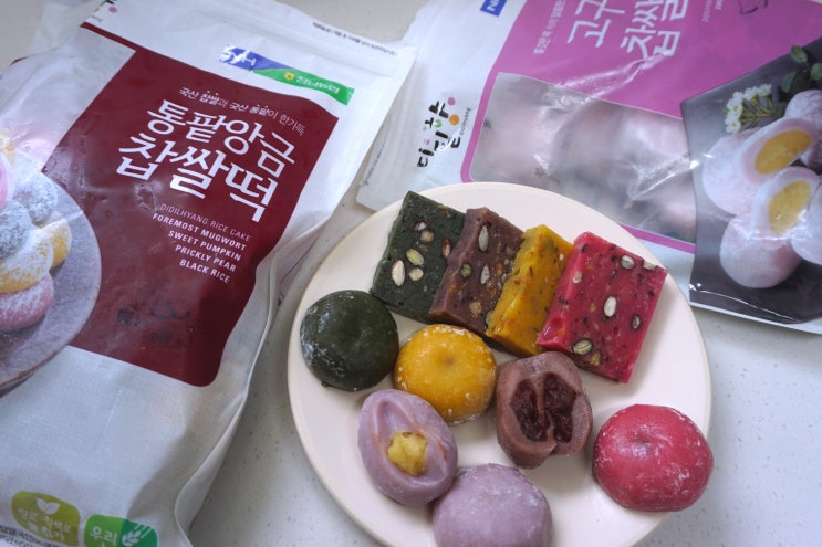 디딜향 영양떡 3종 영양찰떡, 고구마찹쌀떡, 앙금찹쌀떡 : 아침식사대용으로 추천하는 냉동떡 : 네이버 블로그