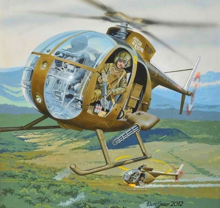 미군의 시제 쌍열 기관총 : 휴즈 EX-17 헬리건(Hughes EX-17 Heligun) : 네이버 블로그