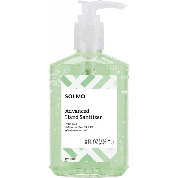 특별할인 제품 아마존 브랜드비타민 E와 알로에를 함유 한 Solimo 손 소독제 8 액량 온스 1 팩 1 확인해볼까요 ...