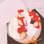 딸기케이크 예약주문 ㅡ 성남수제케이크 전문점