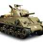 56014 타미야 1/16 RC Tank M4 Sherman 105mm Howitzer Full Option Kit