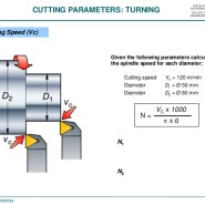선반의 절삭조건 및 가공시간