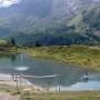 스위스 여행. 체르마트 수네가 호수를 따라 걷는 구르메길 하이킹