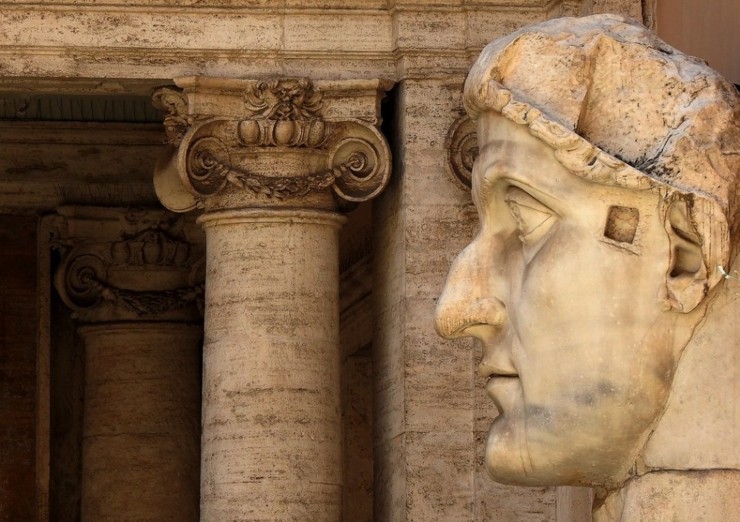 박물관에서 - 콘스탄티누스 대제의 콜로서스(Statua Colossale di Costantino I), Palazzo dei ...