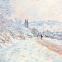 클로드 모네(Claude Monet) - La route à Vetheuil, effet de neige 1879