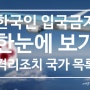 [전세계] 코로나 한국인 입국금지 국가 리스트 한눈에 보기 / 일본 입국금지 정확히 알기 / 격리조치 / 유럽 입국금지