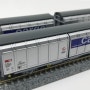 철도모형 [Minitrix] 15282 | Hbbillns / Sliding wall wagon set / SBB Cargo / VI시기 / 슬라이딩 도어 유개화차 / N스케일