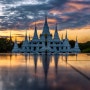 [태국 여행]노을이 아름다운 화이트 사원. 왓 아소카람 프라 투탕카 체디(Phra Dhutanga Chedi)