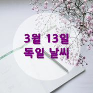 [2020년 3월 13일 독일날씨 정보]