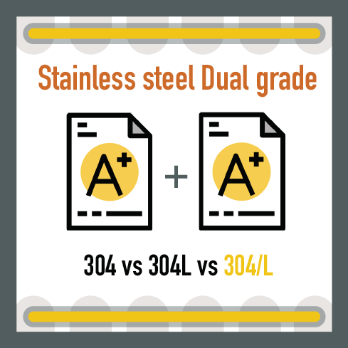 SS304/L Dual Grade의 이해 : 스테인레스스틸 듀얼그레이드(UNS 30400, UNS 30403) : 네이버 블로그