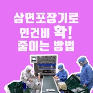 삼면포장기로 인건비 확! 줄이는 방법 (하단식 삼면포장기)