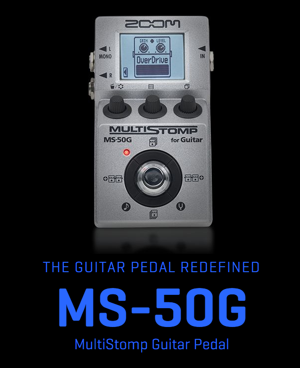 サボさんZOOM MULTISTOMP MS-50G ZOOM MS-50G MultiStomp Limited Gold Guitar Multi Effect