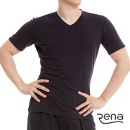 <남성 댄스복> 브이넥 반팔 티셔츠 레나댄스복에 있어요!