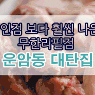 광주 맛집 / 운암동 맛집 // 대나무숯 숯불구이 대탄집 // 돼지고기 소고기 무한리필